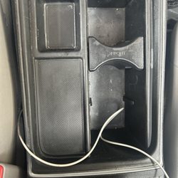 My cup holder area... not clean.