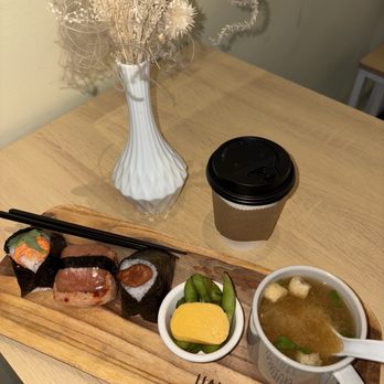 Hanamizuki Cafe - Onigiri Rice Ball Combo - Cafes Near Me - New York, New York