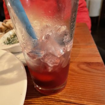 Emerald Line - Hibiscus lime drink - so refreshing and different.  Loved the squishy straw - American Near Me - Portland, Oregon