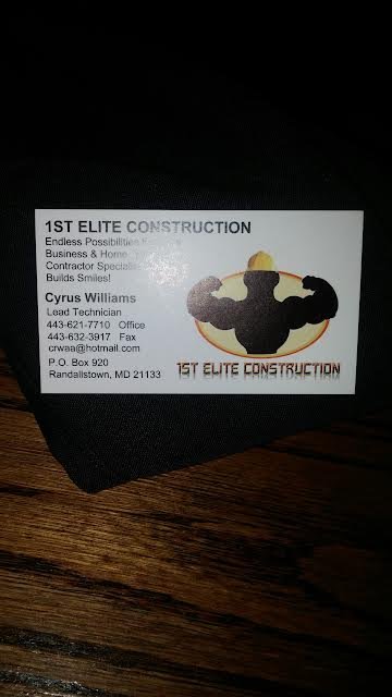 Slide of 1st Elite Construction