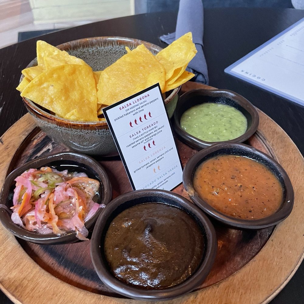 La Popular - Salsa flight was good - Cocktail Bars Near Me - Claremont, California