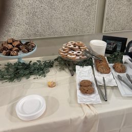 Assorted cookies
