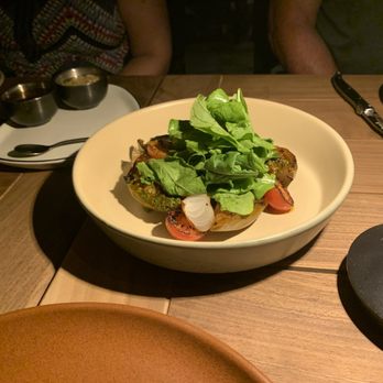 Comal - Tomato salad served with the grilled bass - Latin American Near Me - Cabo San Lucas, BCS Comal - Tomato salad served with the grilled bass - Latin American Near Me - Cabo San Lucas, BCS