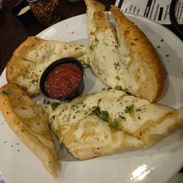 Garlic cheese toast. Garlic cheese toast.