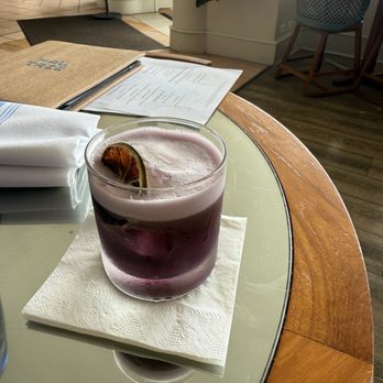 Hau Tree - Ube mocktail - Seafood Near Me - Honolulu, Hawaii