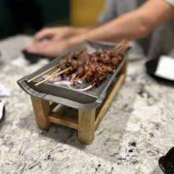 J Pot Mini Hot Pot & Bar - Lamb Lamb Yakitoori (3 skewers) Chicken Cartilage (3 skewers)