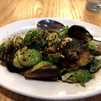 Nightingale - roasted brussel sprouts - Live/Raw Food Near Me - Vancouver, British Columbia