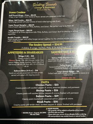 Menu photo 4 Soultry Sounds Ultra Lounge Augusta, GA Menu photo 4 Soultry Sounds Ultra Lounge Augusta, GA