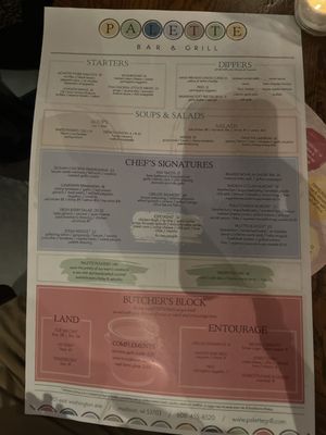 Menu photo 5 Palette Bar & Grill Madison, WI