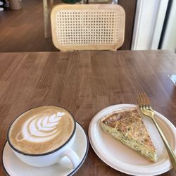 Cappuccino and Spinach Quiche