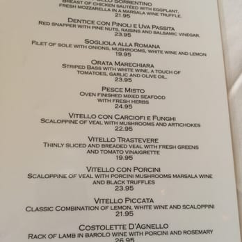Tiramisu - The Menu. - Italian Near Me - Berwyn, Pennsylvania