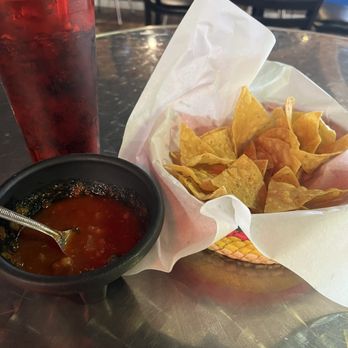 La Fonda Bar Grill - Chip and salsa , umm yummy. - Bars Near Me - El Centro, California