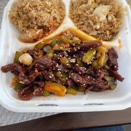 A12. Crispy Spicy Sesame Beef Lunch Combo Special Very good!!! Sesame BBQ flavor A12. Crispy Spicy Sesame Beef Lunch Combo Special Very good!!! Sesame BBQ flavor