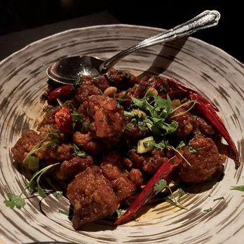 Buddakan - Ma La Chicken - was amazing! Looks like fried chicken but kicks in so much flavor! Has a light sauce at the bottom! - Chinese Near Me - New York, New York