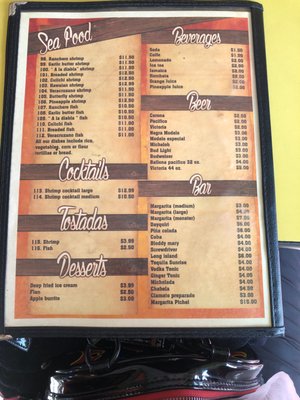 Menu photo 3 La Parrilla Vicente Guerrero, BCN