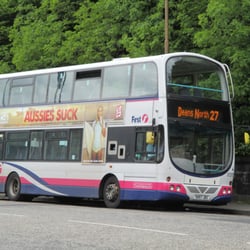 First Buses - Bus in Regent Road.  Photo. June 2015.