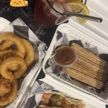 Zak's Cantina - Featuring fish tacos, side of onion rings & churros with dulce de leche dip! Cocktail not included - Mexican Near Me - Ottawa, Ontario Zak's Cantina - Featuring fish tacos, side of onion rings & churros with dulce de leche dip! Cocktail not included - Mexican Near Me - Ottawa, Ontario