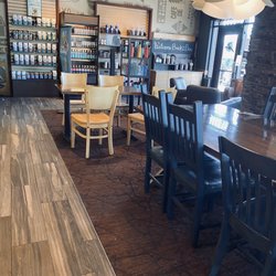 Caribou Coffee - Inside seating area towards front entrance.