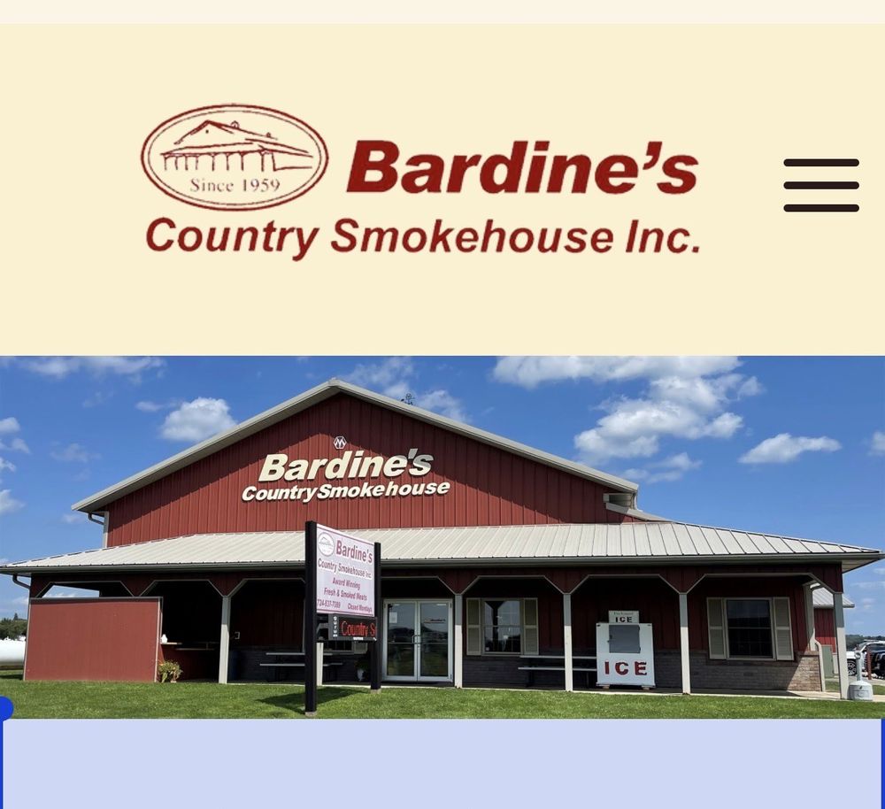 BARDINE’S COUNTRY SMOKEHOUSE Updated September 2024 224 Bardine Rd, Crabtree, Pennsylvania