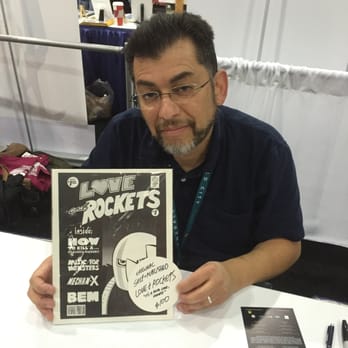 WonderCon 2016 - Jaime Hernandez with the original "Love and Rockets" #1 from 1981 - Festivals Near Me - Los Angeles, California WonderCon 2016 - Jaime Hernandez with the original "Love and Rockets" #1 from 1981 - Festivals Near Me - Los Angeles, California