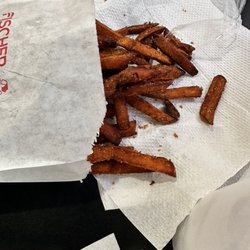 The Point Drive In - Sweet potato fries were decent