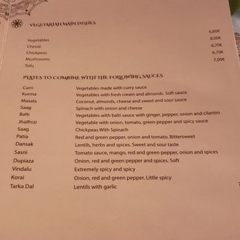 Taj Mahal - Menu - Indian Near Me - Almuñécar, GR Taj Mahal - Menu - Indian Near Me - Almuñécar, GR