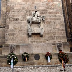 Johanniskirche - WWI Memorial on the exterior wall of the Church