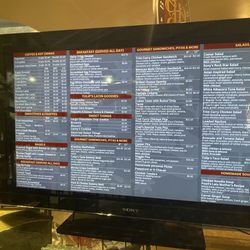The Blonde Tulip - Menu for breakfast and lunch!