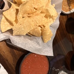 San Marcos Mex Grill & Cantina - Chips and salsa I added a little salt very good!