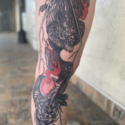 Piper’s Dark Moth Tattoo