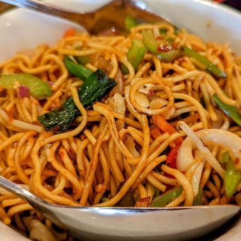 Szechaun Mirchi - Vegetable Hakka Noodles ($11.95) - Indian Near Me - Jersey City, New Jersey Szechaun Mirchi - Vegetable Hakka Noodles ($11.95) - Indian Near Me - Jersey City, New Jersey