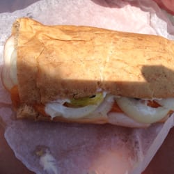 Casey's - My sub. So much more toppings, meat, and cheese than any subway sandwich. I'm a fan.