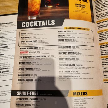 Buffalo Wild Wings - Drinks menu - American Near Me - Franklin, Indiana