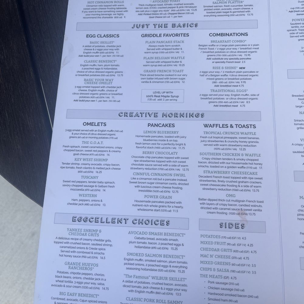 Menu 2026