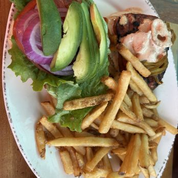 Sandy's Beach Shack - Ahi tuna sandwich - Cocktail Bars Near Me - Huntington Beach, California Sandy's Beach Shack - Ahi tuna sandwich - Cocktail Bars Near Me - Huntington Beach, California