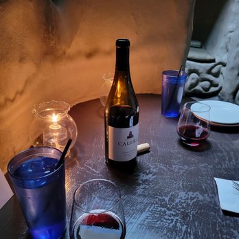 The Caves - BYOB. Brought pinot noir. Good pairing. Loved the cozy feeling of our table. - Coffee & Tea Near Me - Edgewater, New Jersey The Caves - BYOB. Brought pinot noir. Good pairing. Loved the cozy feeling of our table. - Coffee & Tea Near Me - Edgewater, New Jersey