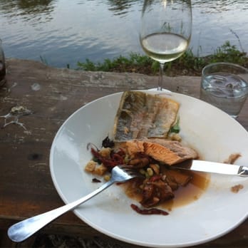 Canoe - Nice char --- pigeon poo by left fork not too tasty! - New American Near Me - Atlanta, Georgia