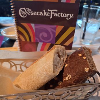 The Cheesecake Factory - Chocolate bread on the right is perfect - Desserts Near Me - Lutz, Florida