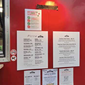 Archie's Woodfire Pizza - Menu - Pizza Near Me - Williston, Florida