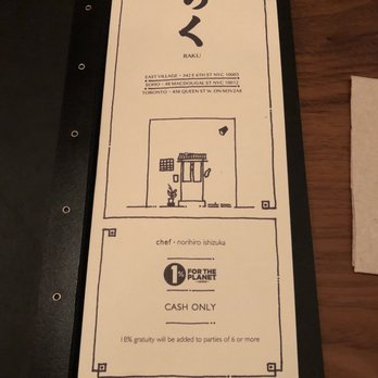 Raku - Menu - Japanese Near Me - New York, New York Raku - Menu - Japanese Near Me - New York, New York