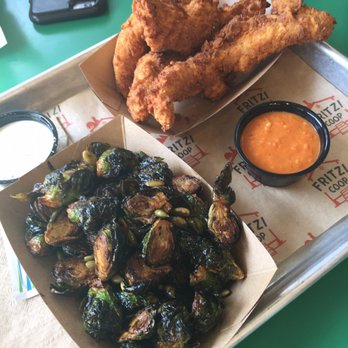 Fritzi Coop - Brussel sprouts and chicken tenders - Chicken Wings Near Me - Los Angeles, California Fritzi Coop - Brussel sprouts and chicken tenders - Chicken Wings Near Me - Los Angeles, California