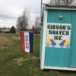 Gibson's Shaved Ice - Our West Lafayette location has a flag to let you know when we are open.