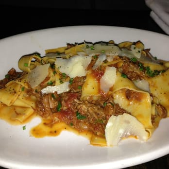 The Black Cypress - Braised kurobata pork shank on pappardelle pasta from their black board - New American Near Me - Pullman, Washington The Black Cypress - Braised kurobata pork shank on pappardelle pasta from their black board - New American Near Me - Pullman, Washington