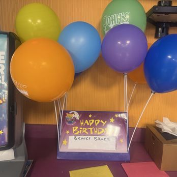 John's Incredible Pizza - Carson - The party sign/decor for the birthday honoree(s). - Arcades Near Me - Carson, California John's Incredible Pizza - Carson - The party sign/decor for the birthday honoree(s). - Arcades Near Me - Carson, California