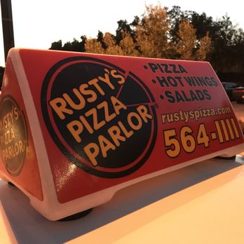 Rusty's Pizza Parlor - I shot this on one of their delivery cars on my way out. - Pizza Near Me - Goleta, California