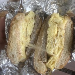 Breakfast Sausage Sandwich. Breakfast Sausage Sandwich.