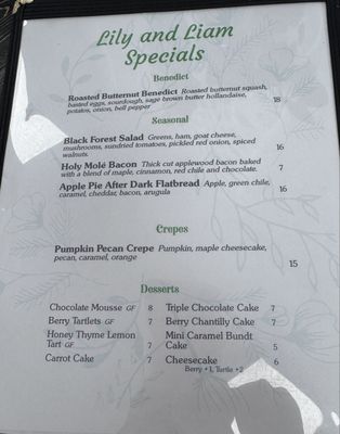 Menu photo 3 Lily and Liam Bistro Rio Rancho, NM Menu photo 3 Lily and Liam Bistro Rio Rancho, NM