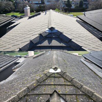 Matt's home services - Concrete tile roof cleaning, Point Grey rd., Vancouver, Kitsilano - Window Washing Near Me Matt's home services - Concrete tile roof cleaning, Point Grey rd., Vancouver, Kitsilano - Window Washing Near Me