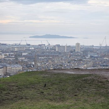 Calton Hill - I believe that's Inchkeith Island in the distsnce - Landmarks & Historical Buildings Near Me - Edinburgh, EDH