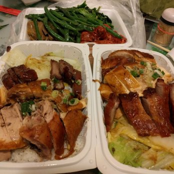 King's Kitchen - Bottom two are from King's. Trio meat & rice - Chinese Near Me - Brooklyn, New York